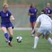 Pioneer's Julia Crowe drives the ball up filed against Skyline's Carmen Flesher during the first half the district finals, Friday May 31.
Courtney Sacco I AnnArbor.com